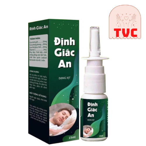 Combo 2 Uống 1 xịt ĐỊNH GIẤC AN - Cải Thiện Tình Trạng Ngủ Ngáy, Mất Ngủ, Ngủ Không Ngon