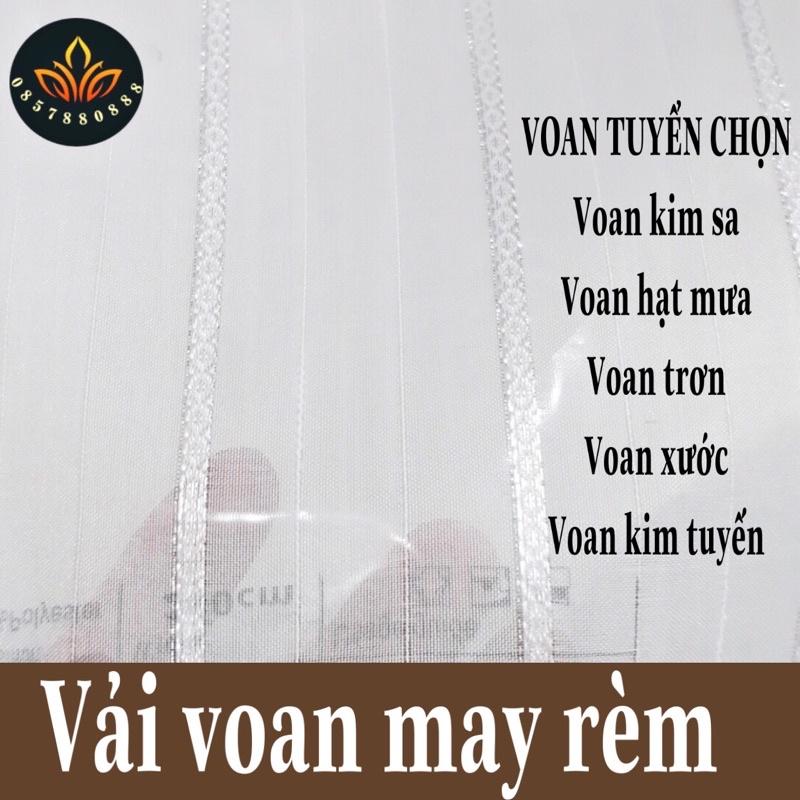 Nguyên liệu Vải Voan may rèm,voan rèm cửa