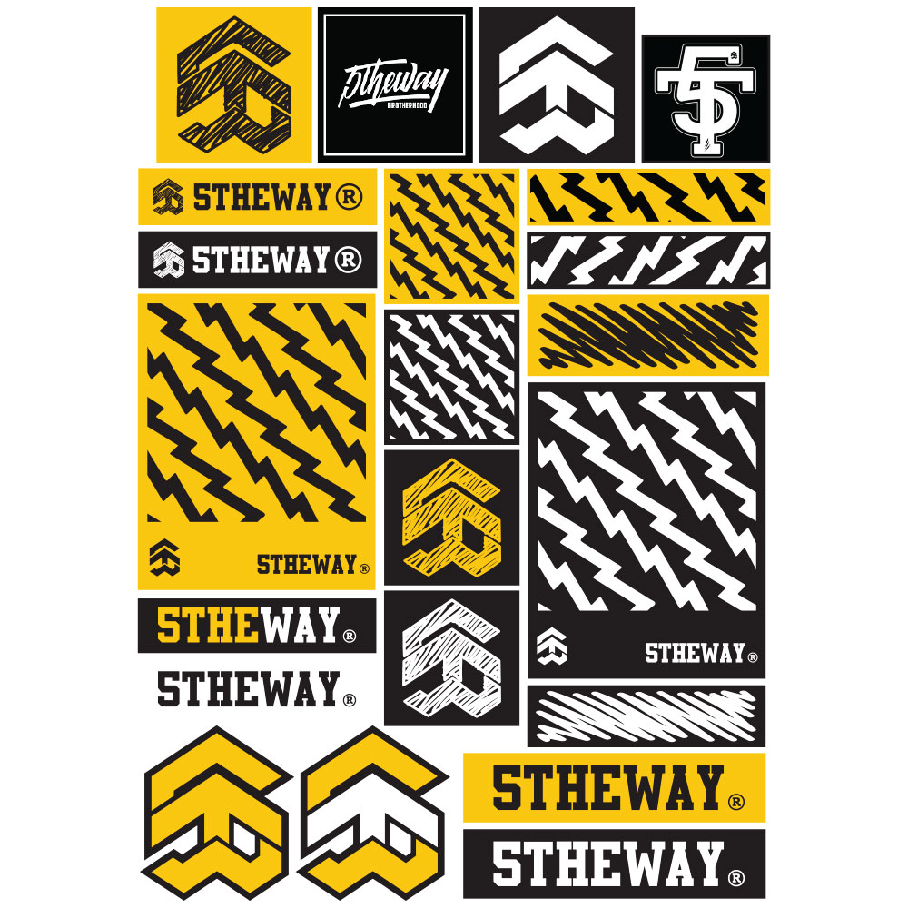 Bộ 22 Hình Dán Sticker Hypebeast, Tem Dán Xe Máy, Nón Bảo Hiểm, Laptop