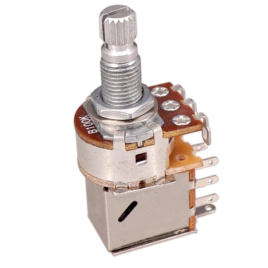 3X Push Pull Potentiometer Switch Control Pot for Electric Guitar Bass B100K
