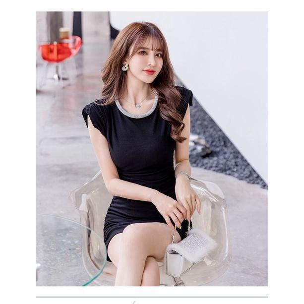 ĐẦM BODY CỔ ĐÁ CAO CẤP