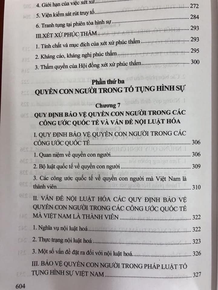 Combo: Pháp luật tố tụng hình sự với việc bảo vệ quyền con người và Tội phạm và cấu thành tội phạm