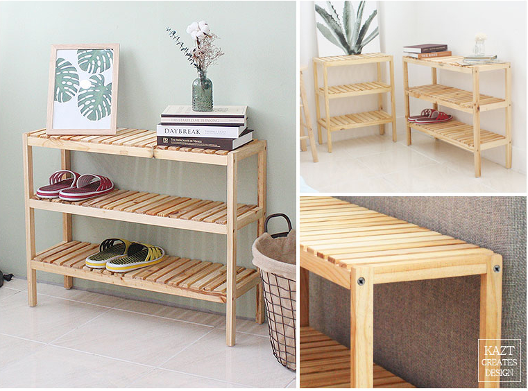 KỆ ĐỂ GIÀY DÉP 3 TẦNG 80 CM