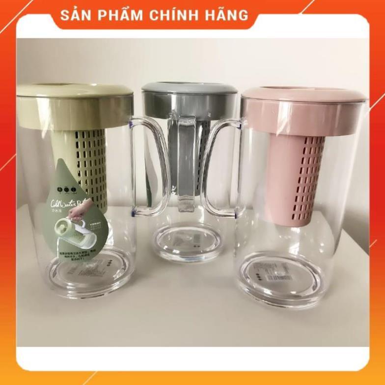 CHÍNH HÃNG - Bình đựng nước nhựa có tay cầm 2000ml JKC-5534 ,ca đựng nước nhựa gia đình