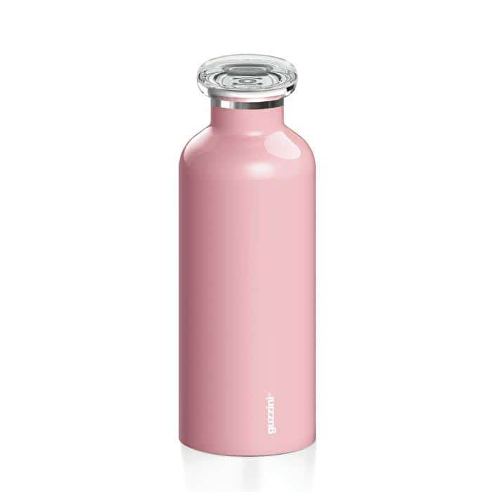 Bình Giữ Nhiệt Du Lịch Guzzini Thermal Travel Bottle On The Go 500cc - Thép Không Gỉ - Ngăn Không Khí, Chống Rò Rỉ, Chống Nhỏ Giọt - Dễ Dàng Đổ Đầy Thức Uống