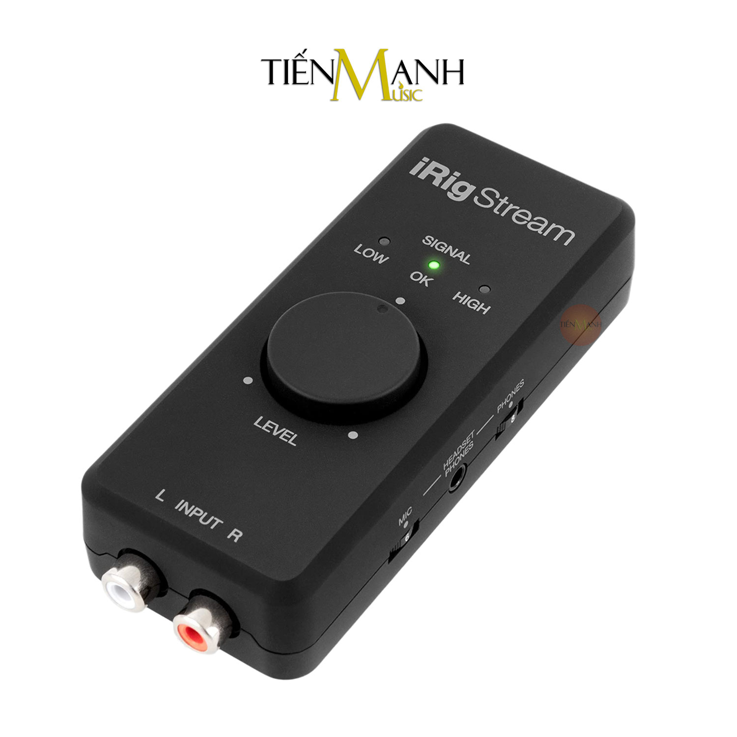 Soundcard Thu Âm LiveStream iRig Stream Stereo IK Multimedia Cho Điện Thoại - Box Live Hàng Chính Hãng