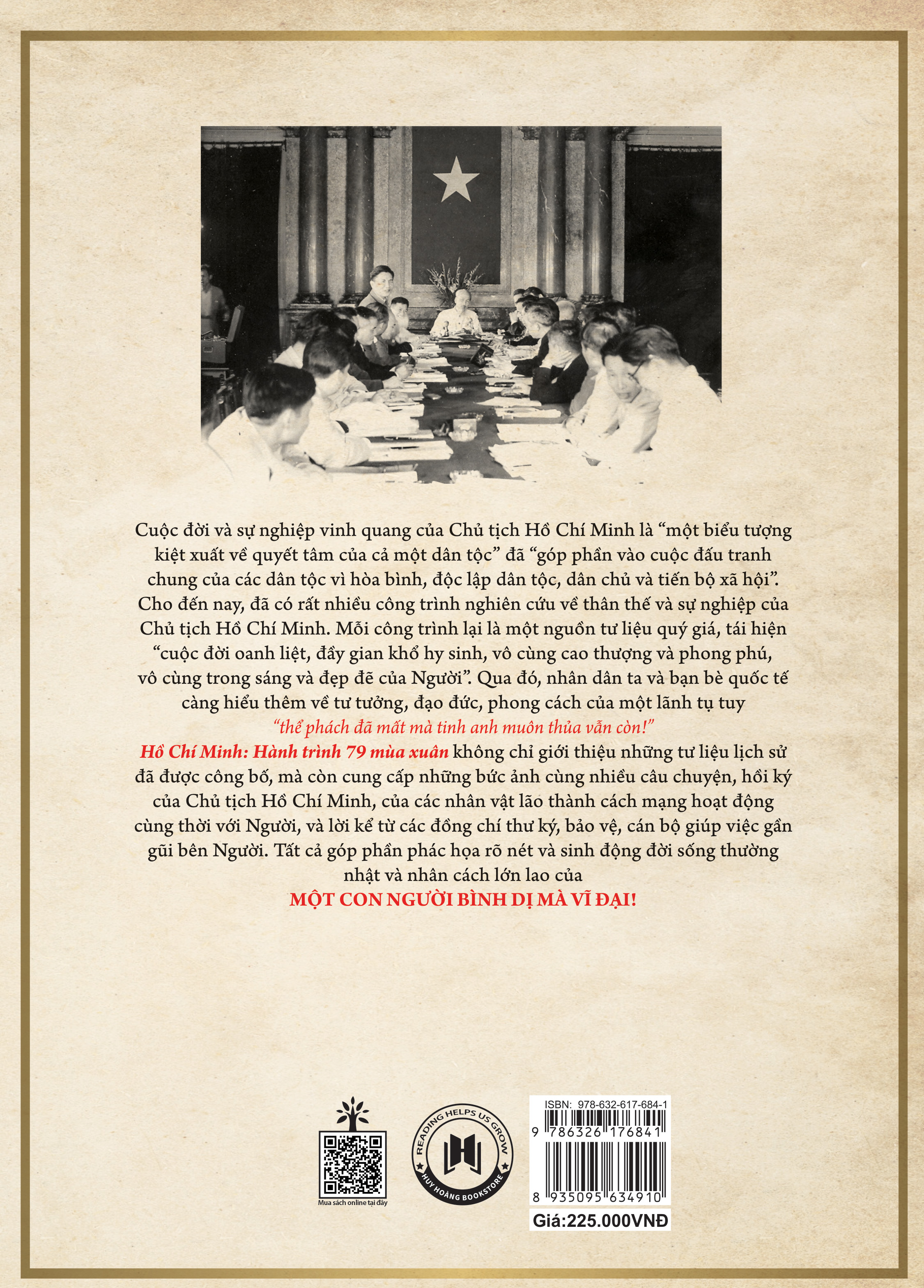 Sách Hồ Chí Minh - Hành Trình 79 Mùa Xuân