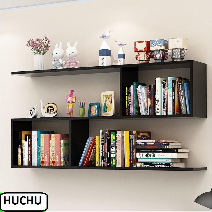 Kệ Sách , Kệ Trang Trí Treo Tường 2 Tầng Đa Năng - GP13-