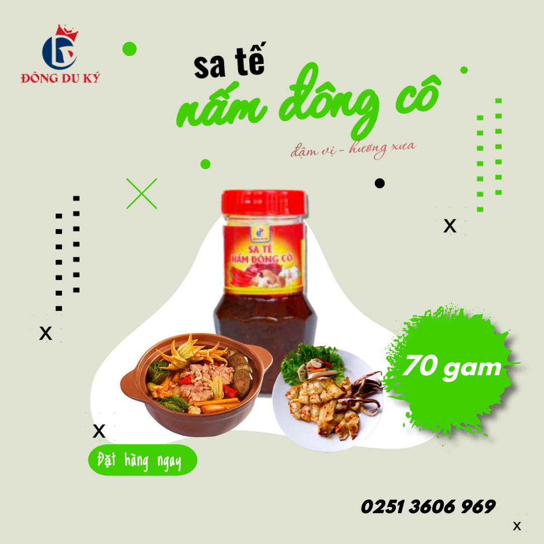 Sa tế nấm đông cô 70g