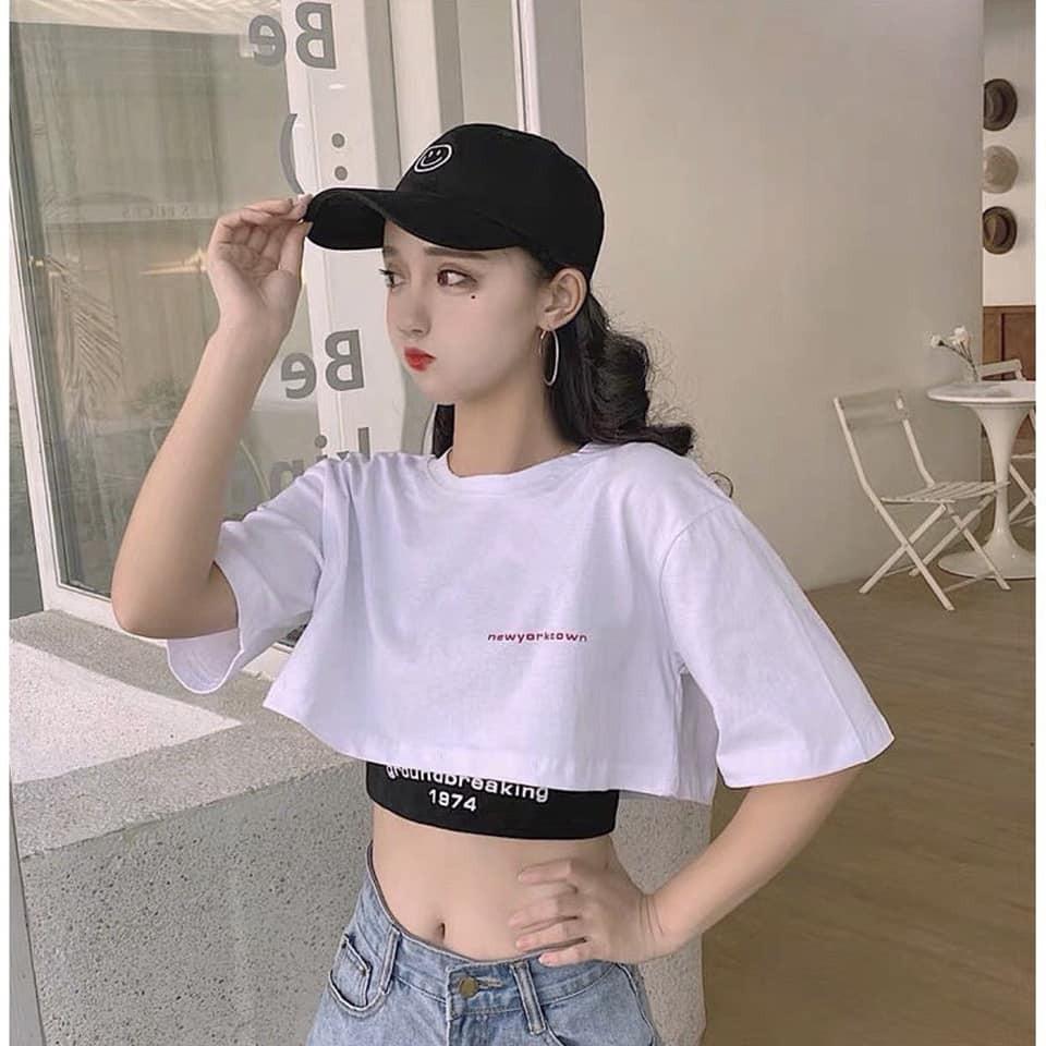 Áo Croptop Nữ Siêu Xinh < Set croptop Phối Đồ Cực Chất