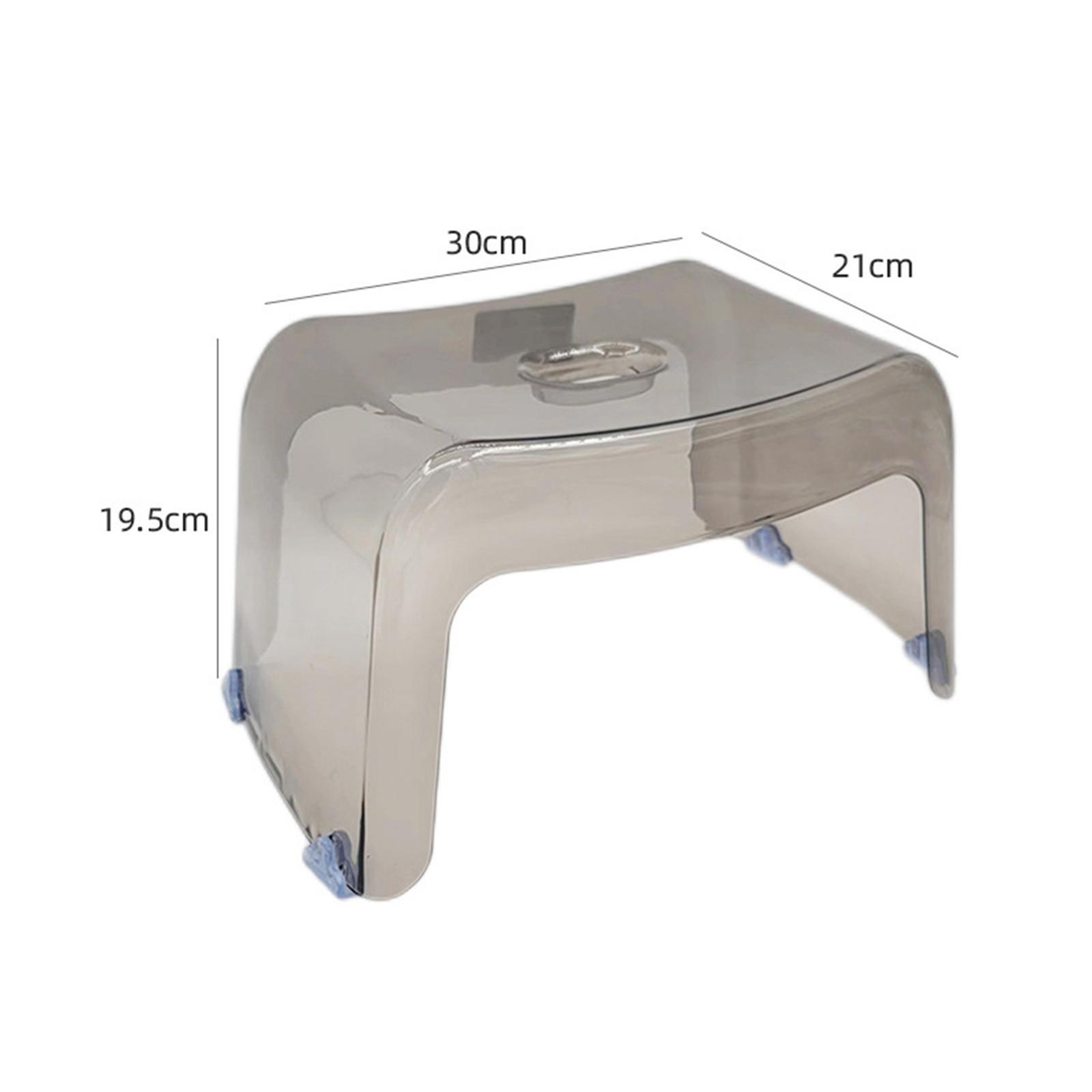 Acrylic Step Stool for Kids Non Slip Stable for Apartment Living Room Adults