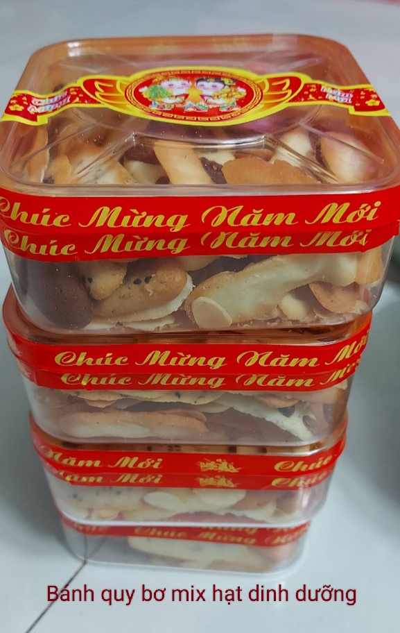 Bánh quy bơ mix hạt dinh dưỡng 250gr