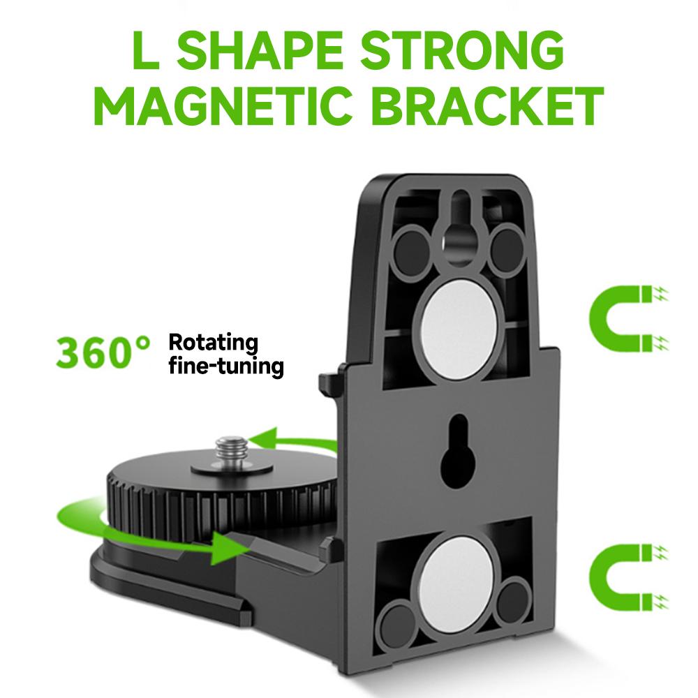 360°Rotating Bracket Laser Level Adapter for Multiple Line Meter Wall Mounted Bracket with Strong Magnetic Field