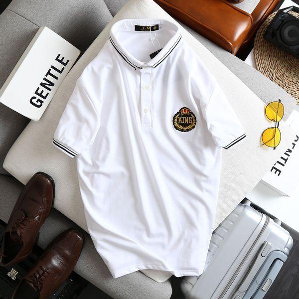 Áo polo nam king cổ dệt bo len ,áo thun nam có cổ tay lỡ 12 - MANLY STYLE