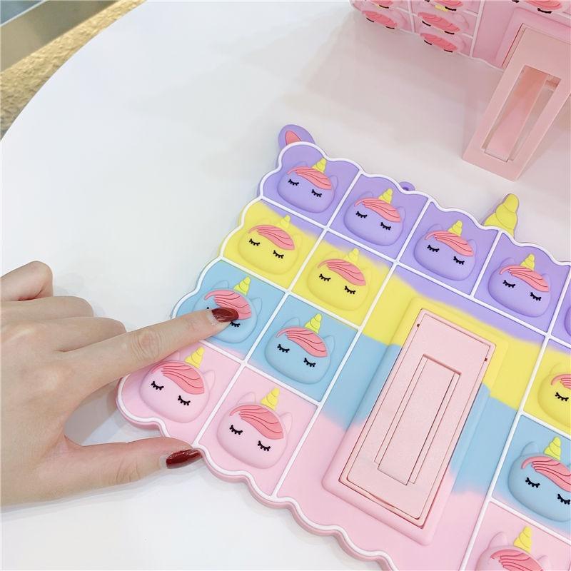 Ốp máy tính bảng silicon mềm hình kỳ lân cho Samsung Galaxy Tab A7 10.4 2020 SM-T500 T505