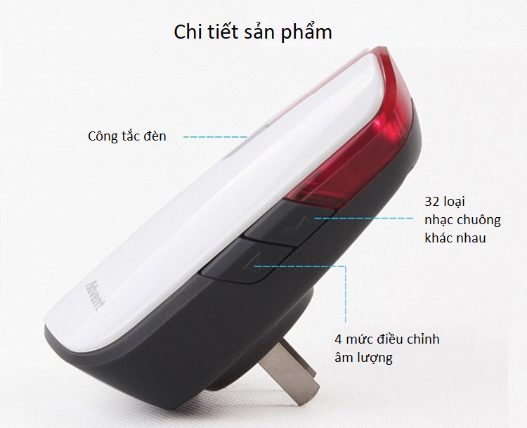 Chuông cửa không dây FA-681P ( KHÔNG DÙNG PIN, TÍN HIỆU TRUYỀN XA )