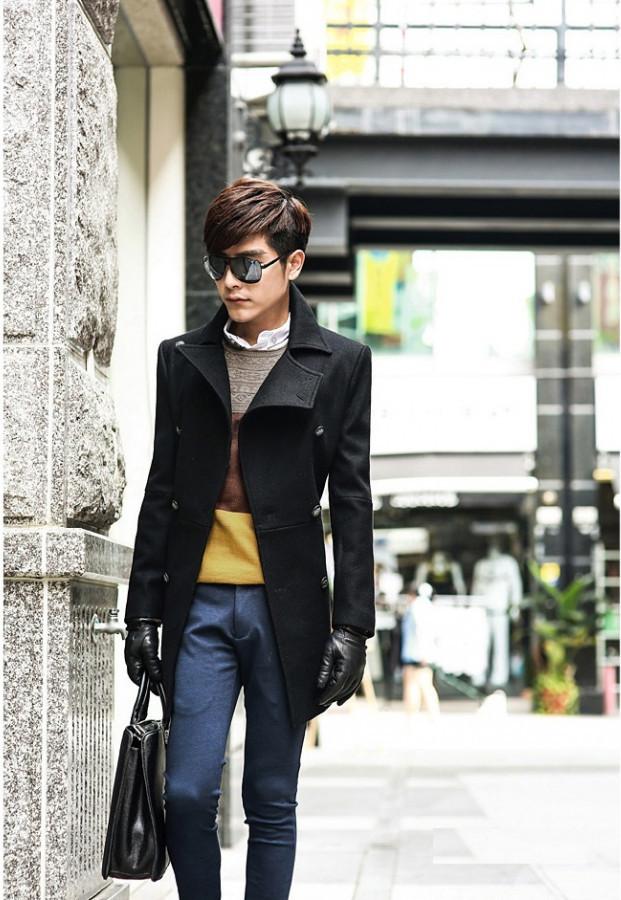 Áo khoác dạ nam thời trang AN118
