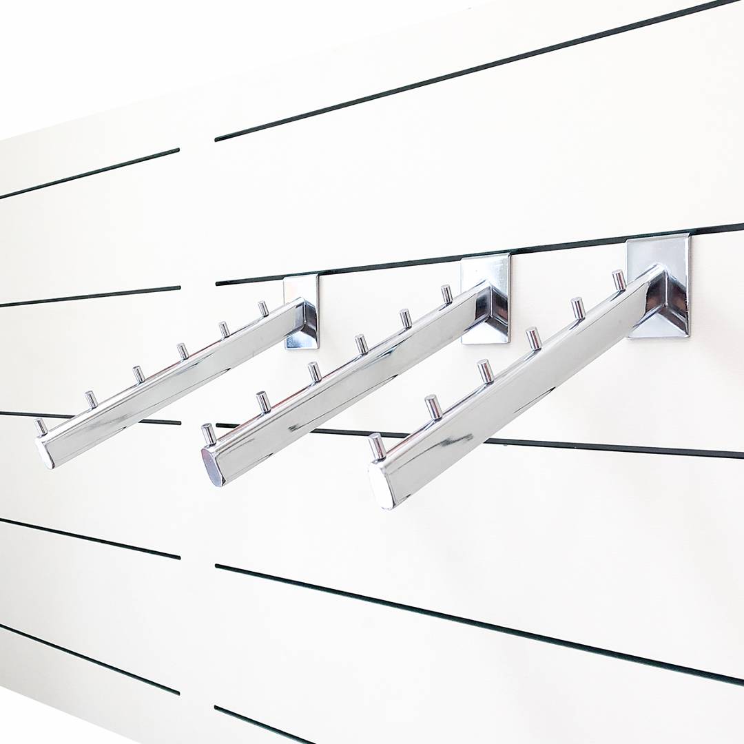 Giá treo Oval nghiêng cài tấm SMLIFE Slatwall