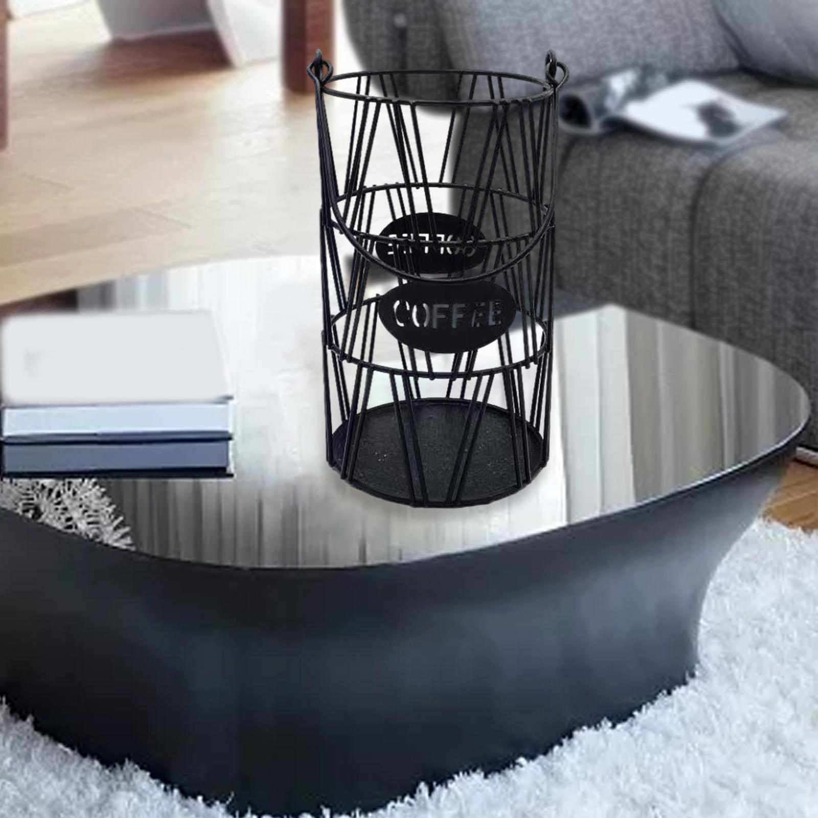 2Pcs Coffee Pod Storage K Cup Holder Counter Display Stand 30 Pod Baskets