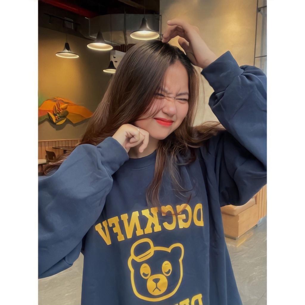 Áo Sweater Nỉ Unisex In Chữ DGCKNT