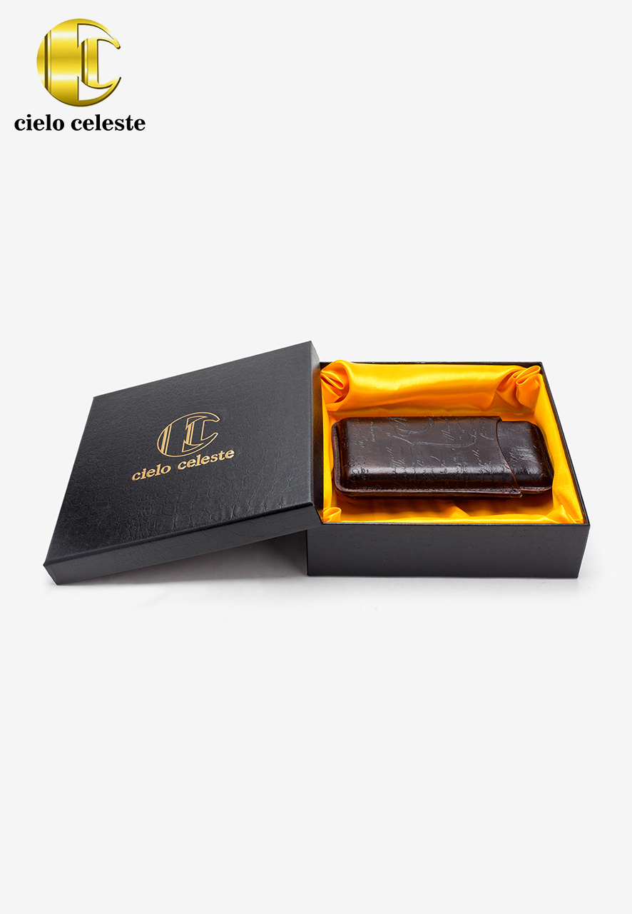 Bao Da Đựng CIGAR 3 Điếu CieloCeleste