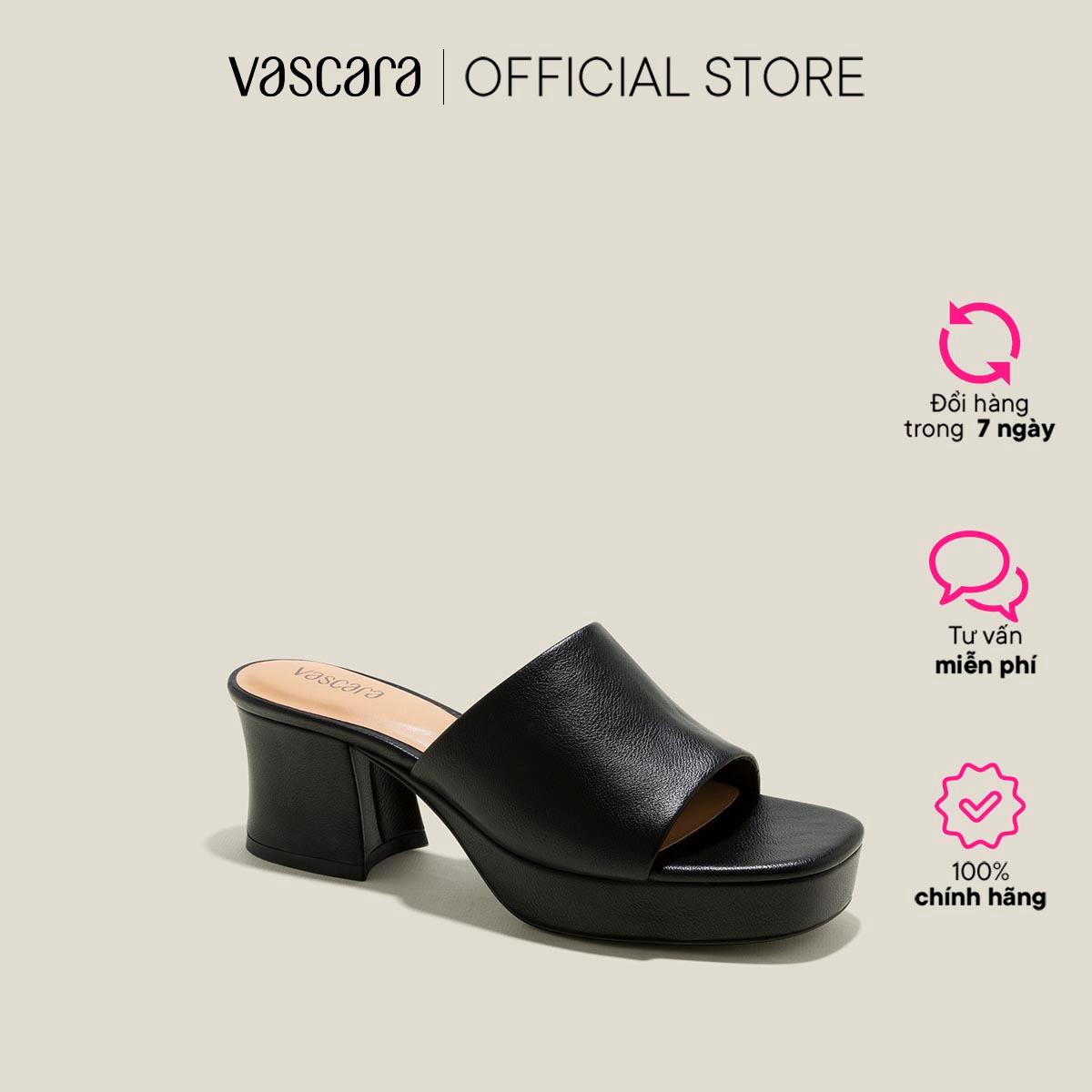 Vascara Guốc Mules Platform - GNN 0188