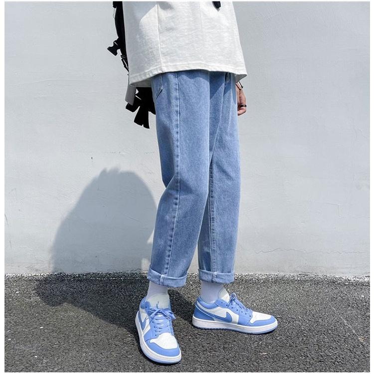Quần baggy nam ống suông rộng quần bò nam chất jean cao cấp PATADO TR01