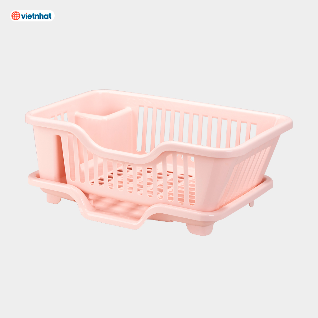 Rổ Úp Bát Việt Nhật Kèm Khay Hứng Nước 3535
