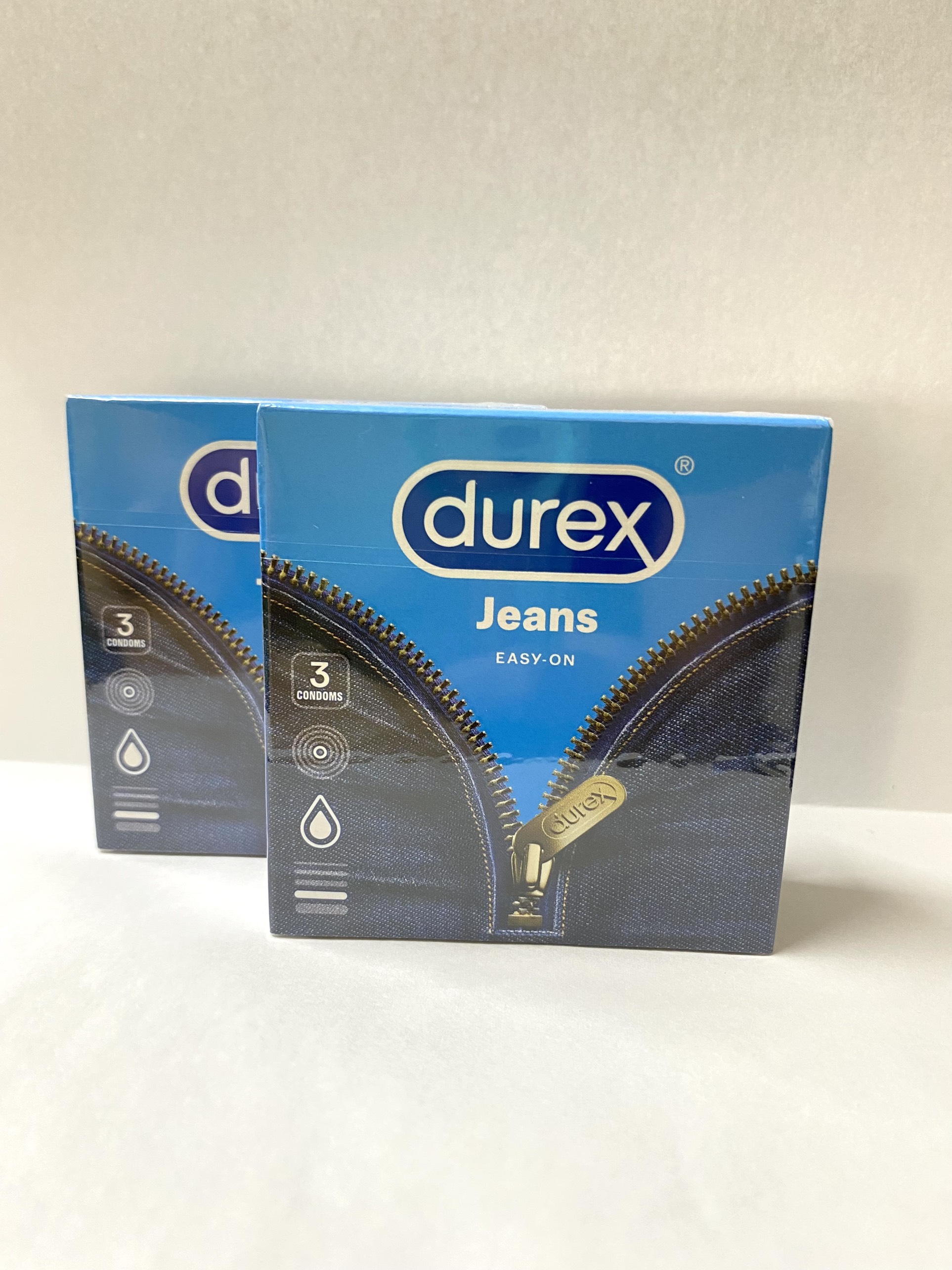 Bao Cao Su Durex Jeans (3s) - Nhiều Chất Bôi Trơn - Ôm Khít - Easy On - Nhập Khẩu Thái Lan