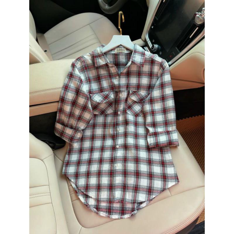 Sơ mi kẻ quảng châu chất đẹp