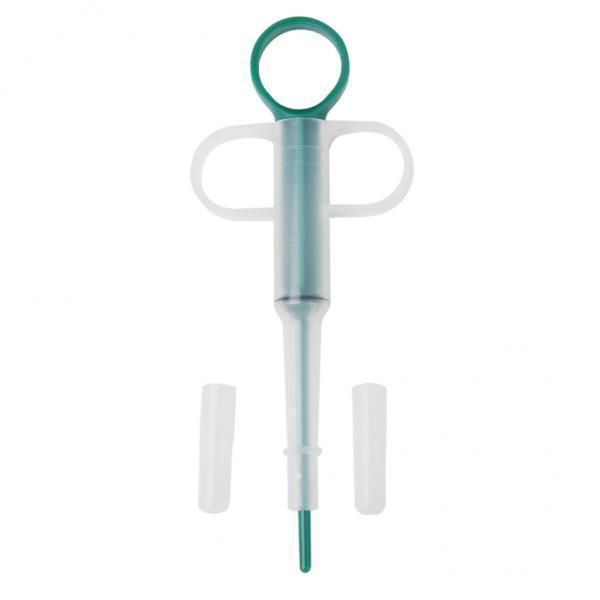 4X Pet Dog Cat Capsule Tablet Pill Gun Piller Pusher Syringe Doser Set--Green
