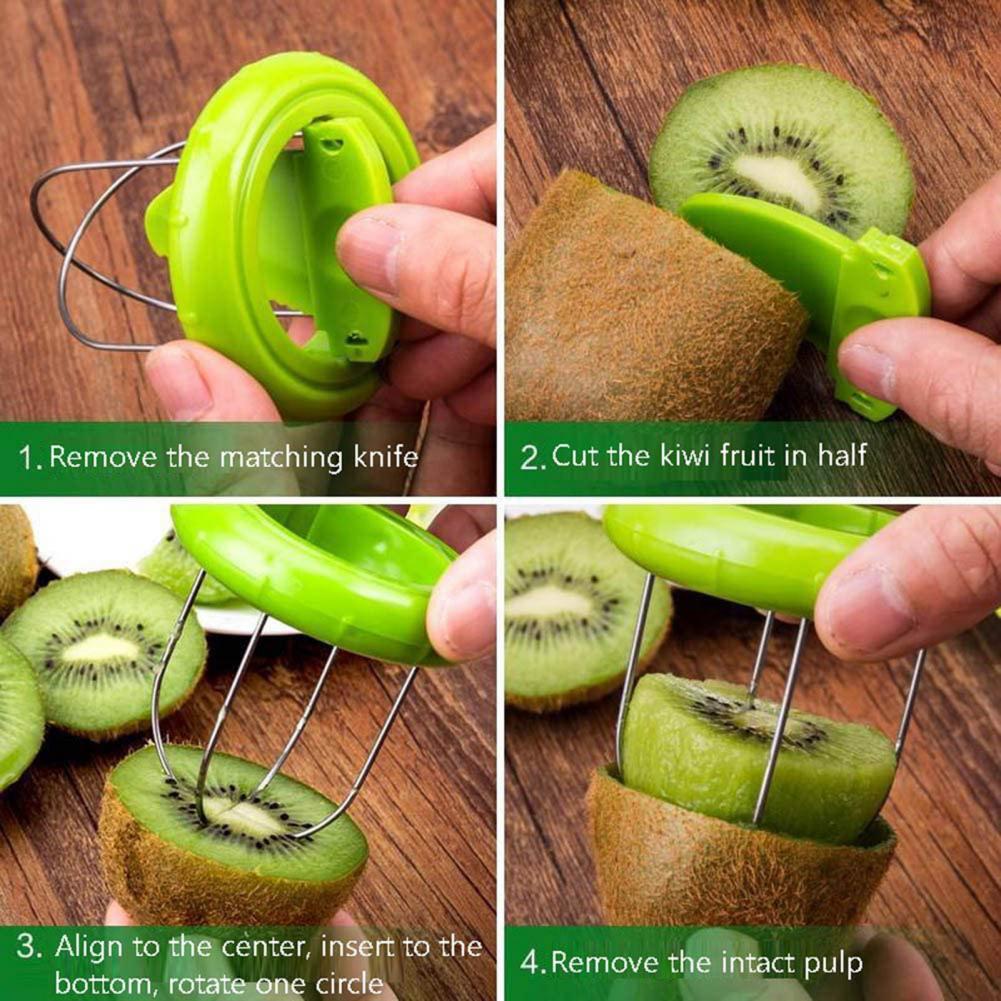 Kiwi Peeler Portable Practical ABS Digging Core Fruit Cutter Slicer for Daily Life Easy Home Kitchen Restaurant Accessories