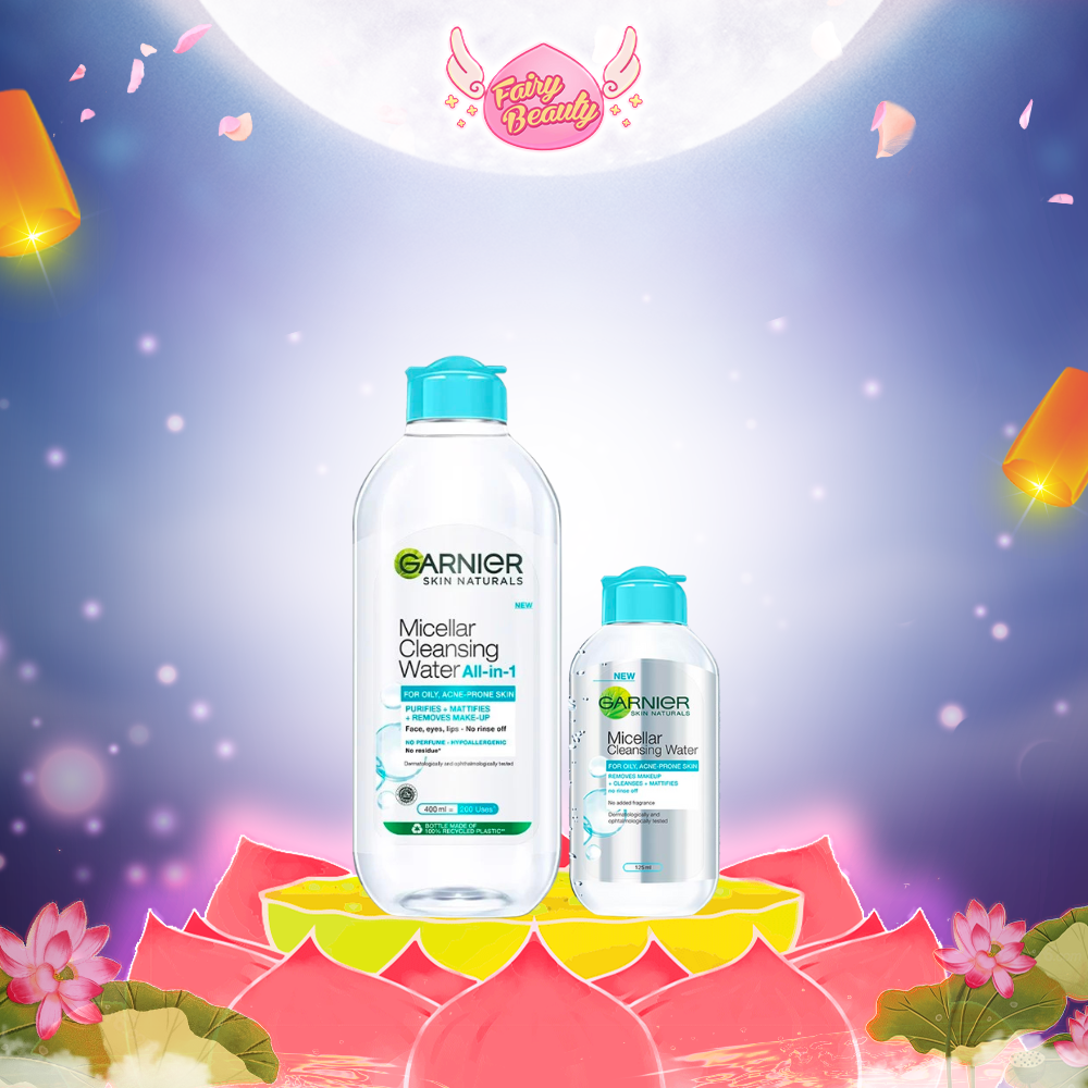 Nước Tẩy Trang Cho Da Dầu Mụn, Hỗn Hợp Làm Sạch Sâu Dịu Nhẹ Micellar Water For Oily & Acne-Prone Skin 400/125m