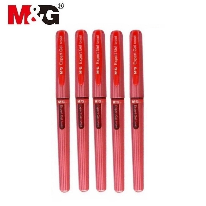 Set 5 bút gel nước 1.0mm M&amp;G AGP13672 / 13672 luyện viết chữ Hán nho bút viết tiếng Trung