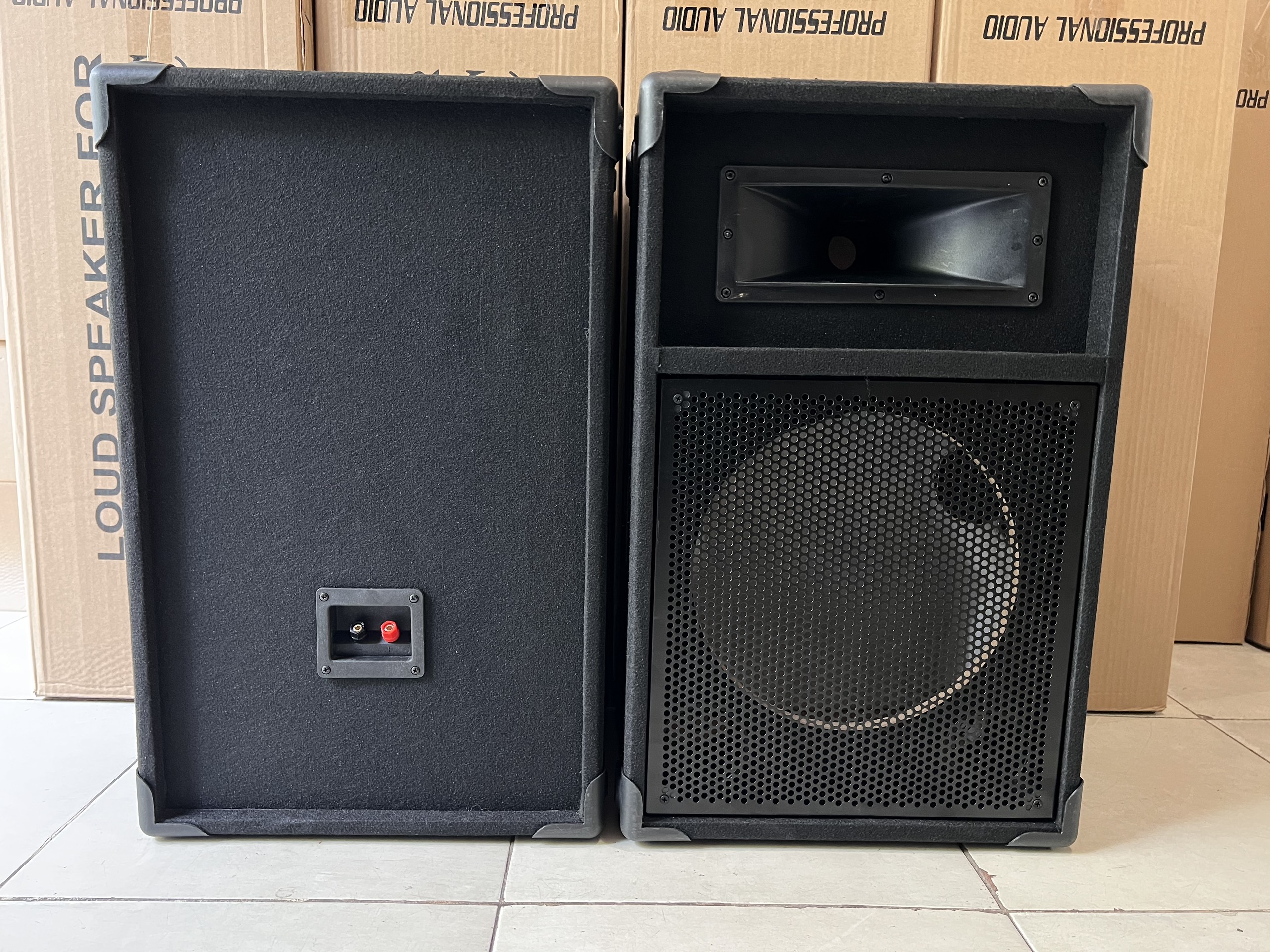 Vỏ thùng loa 3 tấc Nỉ kèn Hải Triều