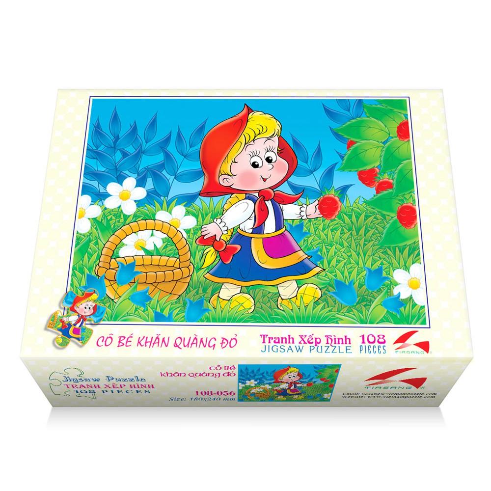 Tranh Xếp hình 108 mảnh kích thước 18 x 24 cm nhiều chủ đề