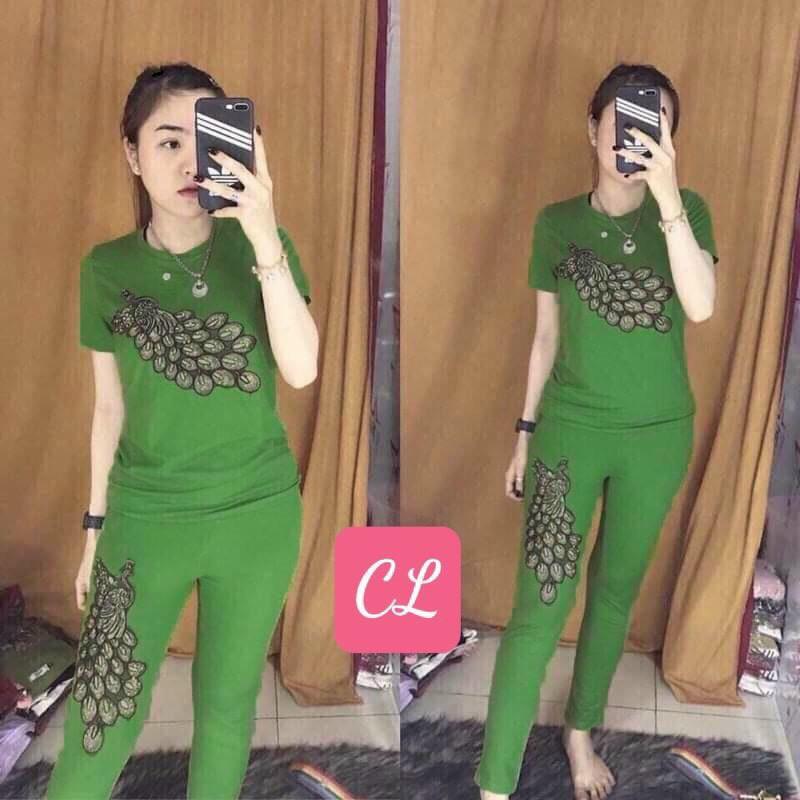 SET ĐỒ BỘ NỮ THUN,CHẤT LIỆU VÃI THOÁNG MÁT VÀ CO GIẢN 4C LANA FASHION