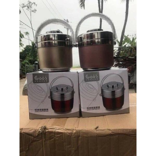 Cặp lồng /cà mèng hàn quốc giữ nhiệt inox 304 siêu đẹp