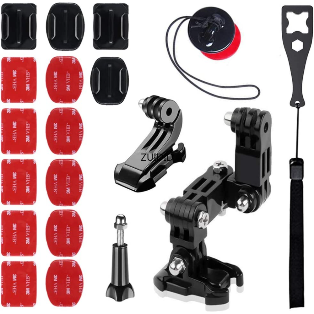 Phụ kiện camera thể thao Mũ bảo hiểm cằm mount giá đỡ cho GoPro Hero11 10 9 SJCAM Xe máy Matercycle Mũ bảo hiểm cằm