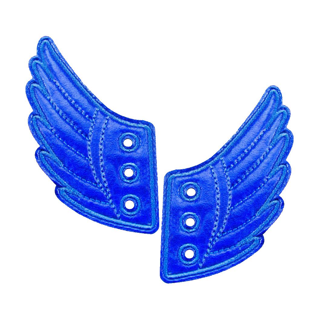 2xKids Foils Shoes Sneaker Angel Wings Shoes Accessories Blue