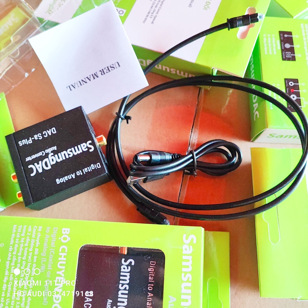 Bộ chuyển quang giải mã GBF BT02 SAMSUNG DAC + BT 02 độ nét cao sử dụng cho Smart TV