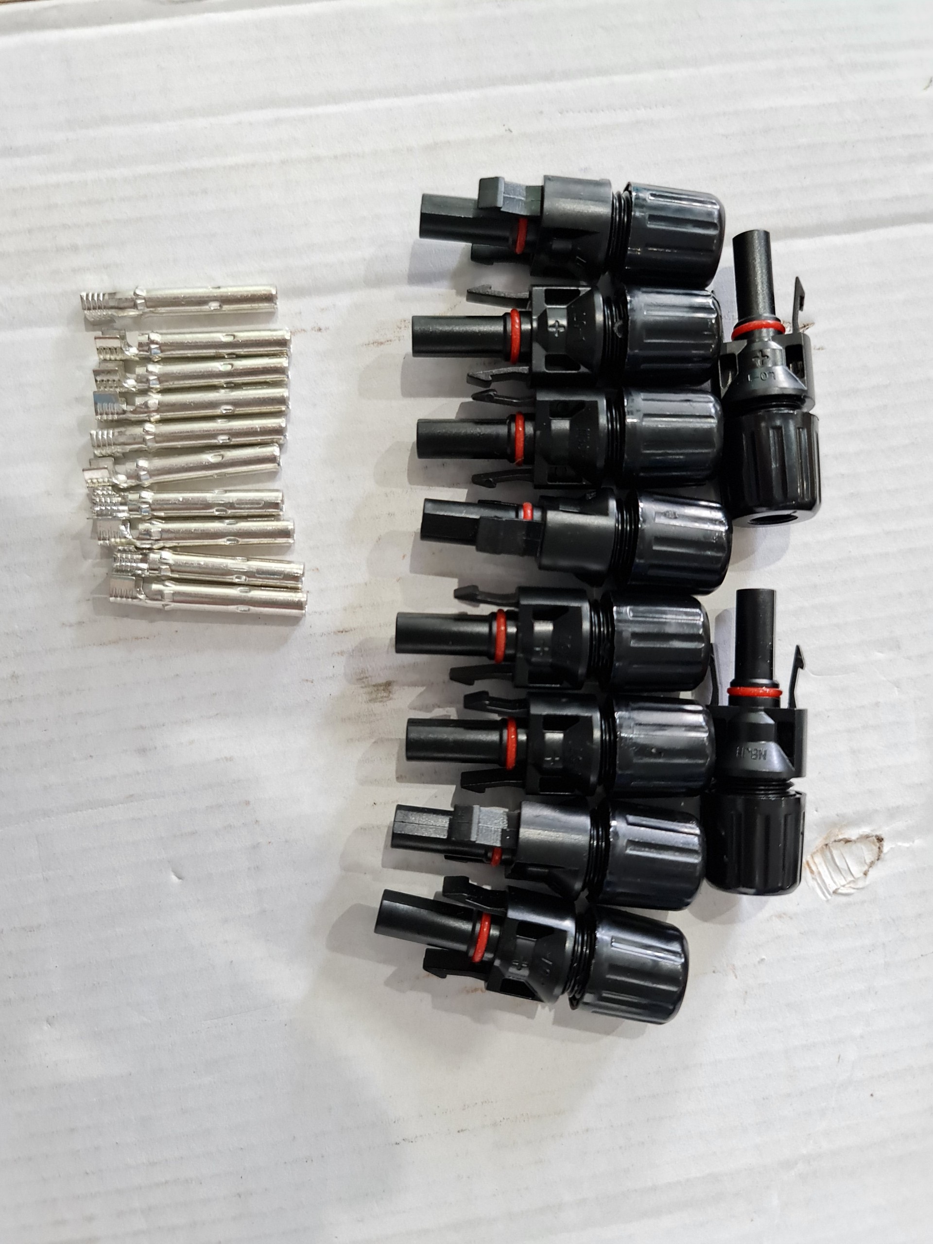 Combo 10 jack MC4  1500VDC màu đen