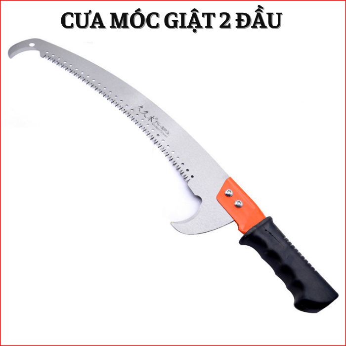 Cưa cành cây cưa gỗ 2 đầu móc tiện ích