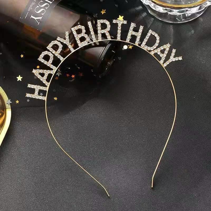 Cài tóc thời trang nữ happy birthday BDS111