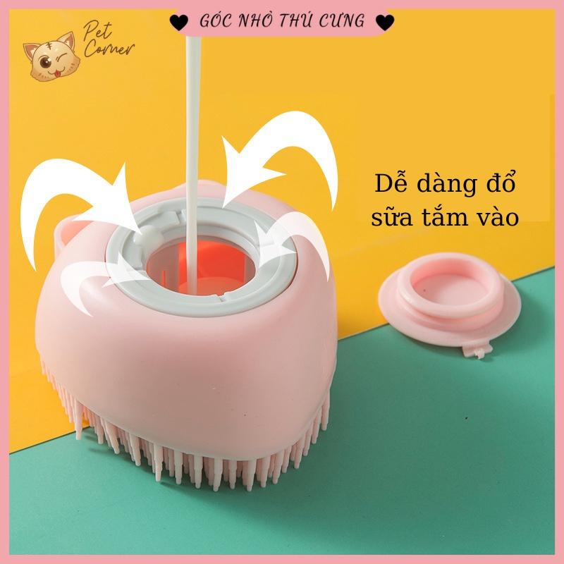 Bàn chải tắm cho chó mèo