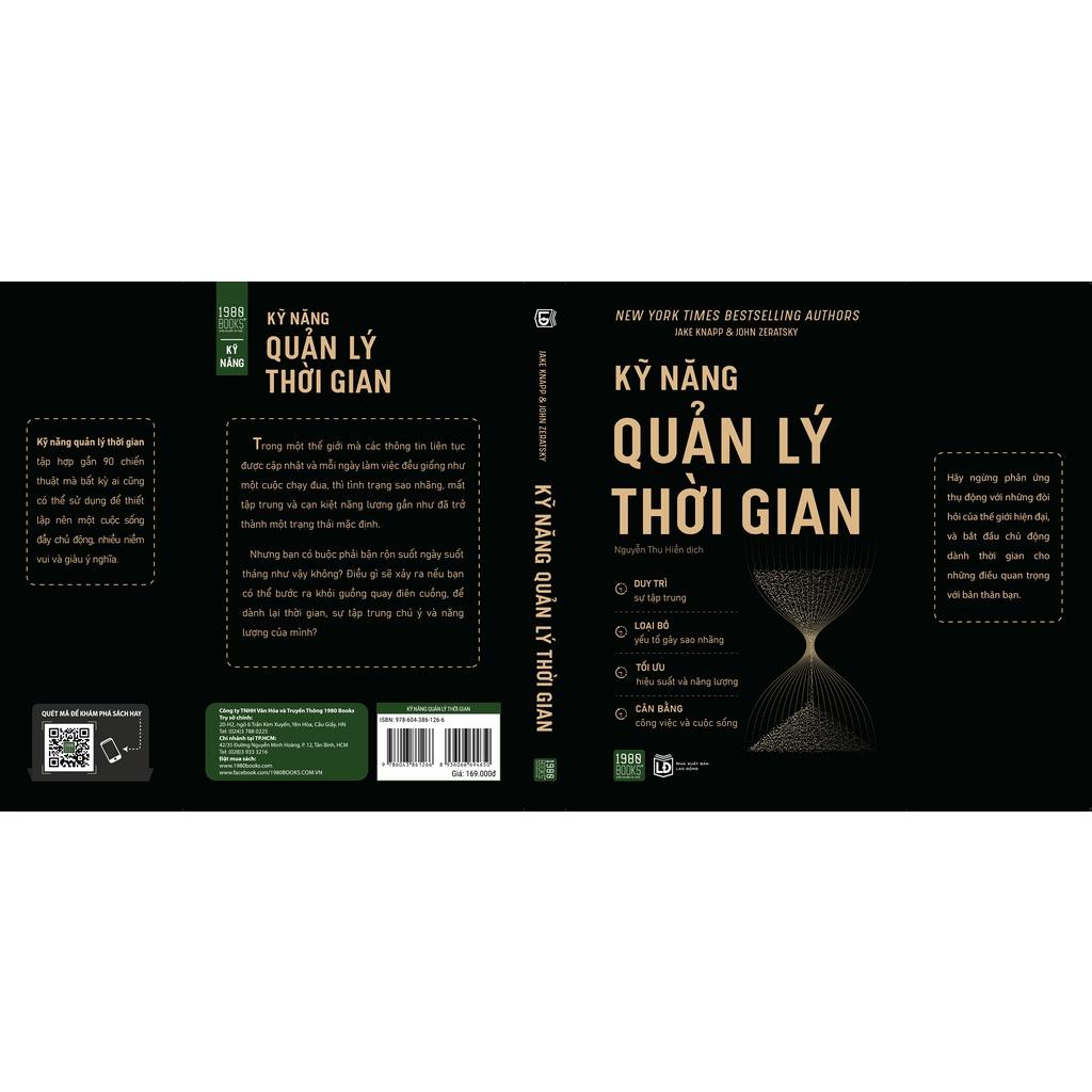 Sách  Kỹ Năng Quản Lý Thời Gian - 1980Books - BẢN QUYỀN