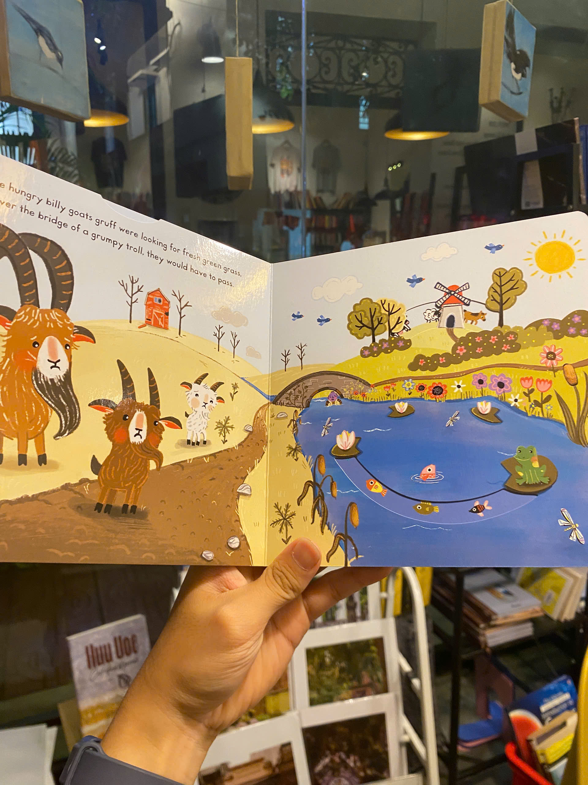Sách - Three Billy Goats Gruff by Campbell Books | English Children's Picture Book - Activity Book