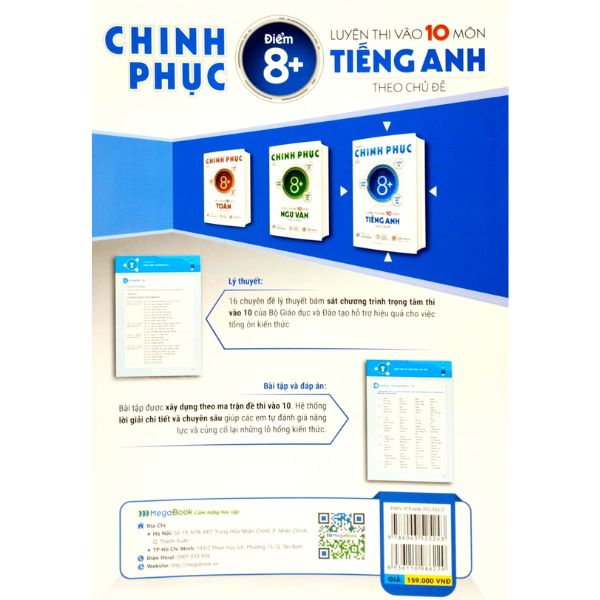 Sách Chinh Phục Luyện Thi Vào Lớp 10 Môn Tiếng Anh Theo Chủ Đề