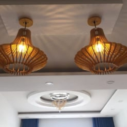 Đèn gỗ thả trần CAO CẤP hiện đại sang trọng chất liệu gỗ trang trí cho phòng khách nhà căn hộ decor nhà quán cafe