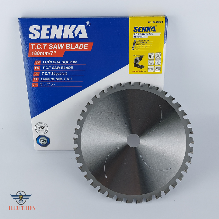 Lưỡi cắt sắt hợp kim 180mm 38 răng SENKA